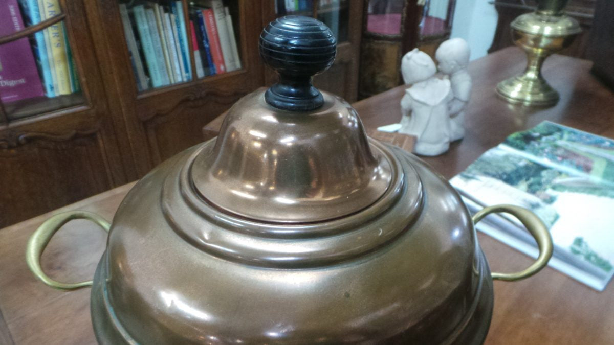 French Antique Copper Water Urn