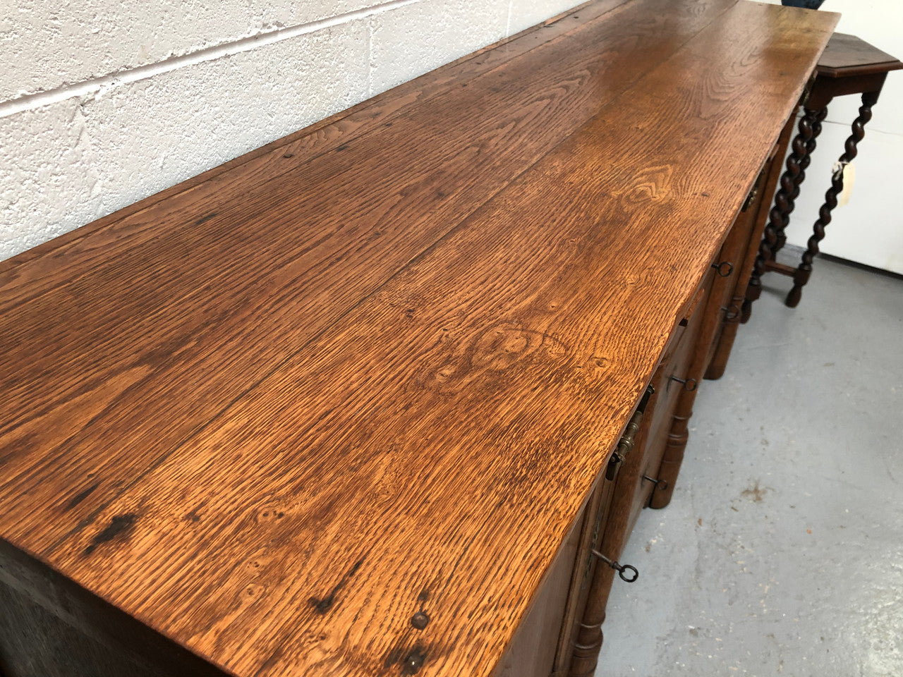 Early 19th Century Empire Oak Sideboard