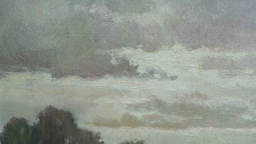 Framed French Oil On Canvas