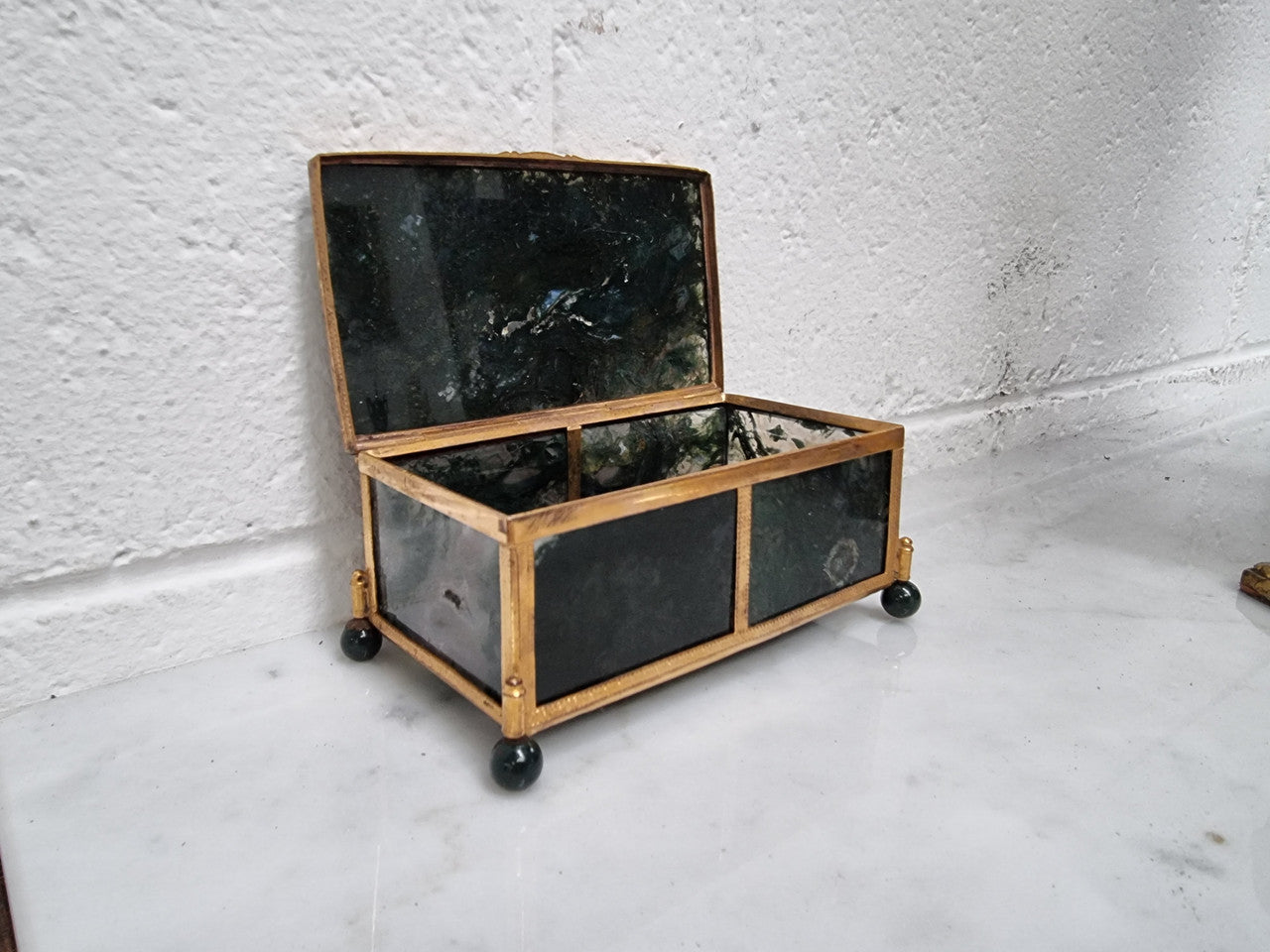 Charming 19th Century French Agate Casket