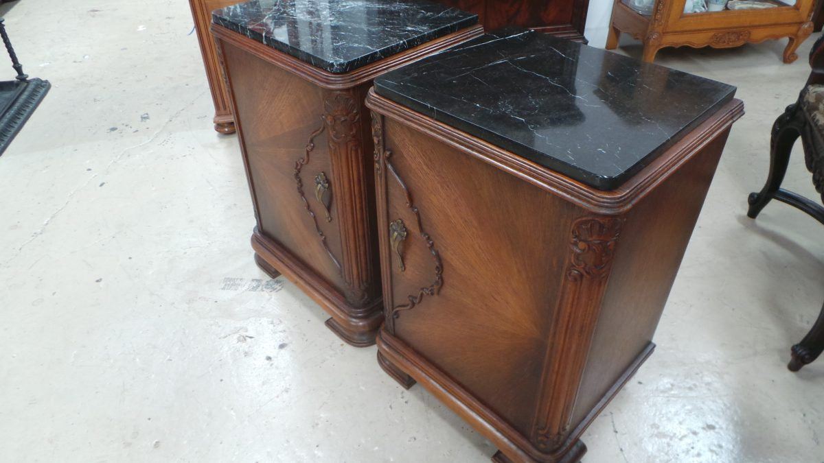 Pair of Art Deco Bedside Cabinets-3