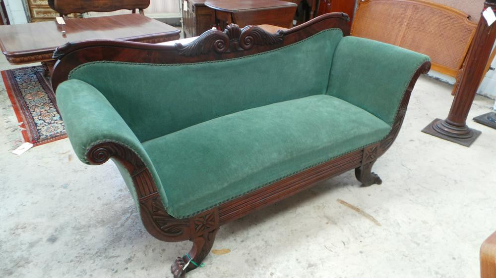 French Empire Mahogany Couch