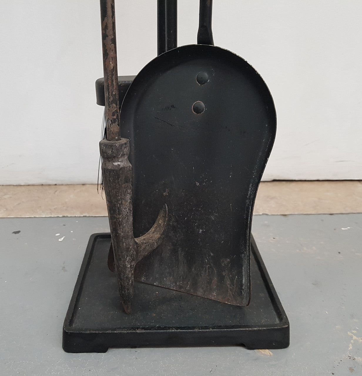 Vintage Cast Iron Fire Tools