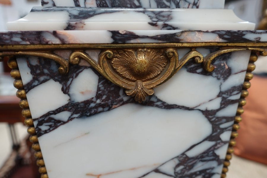 French 19 th Century Marble Pedestal