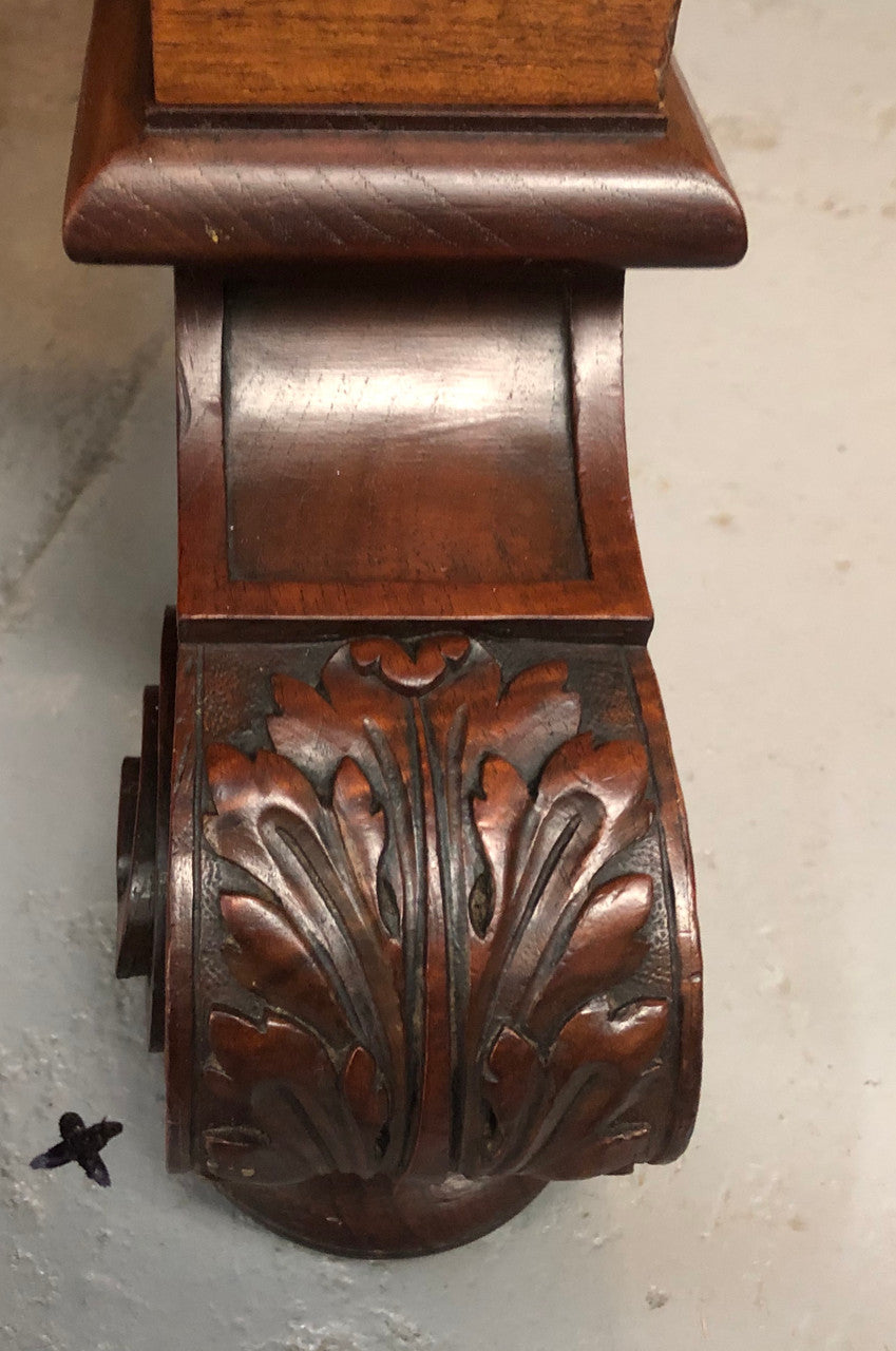 19th Century French Walnut Henry II Style Desk