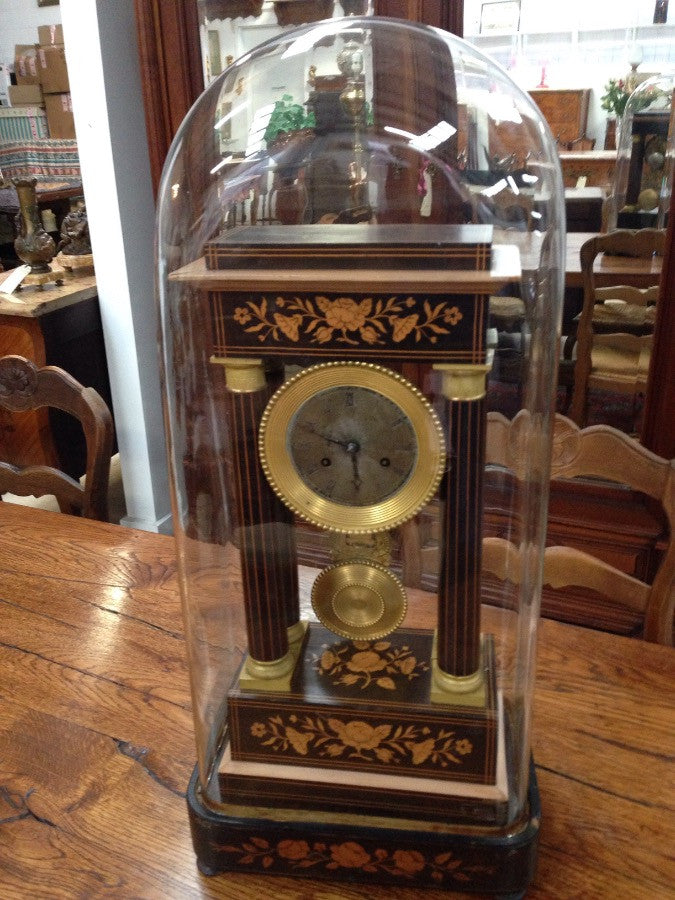 French Portico Clock
