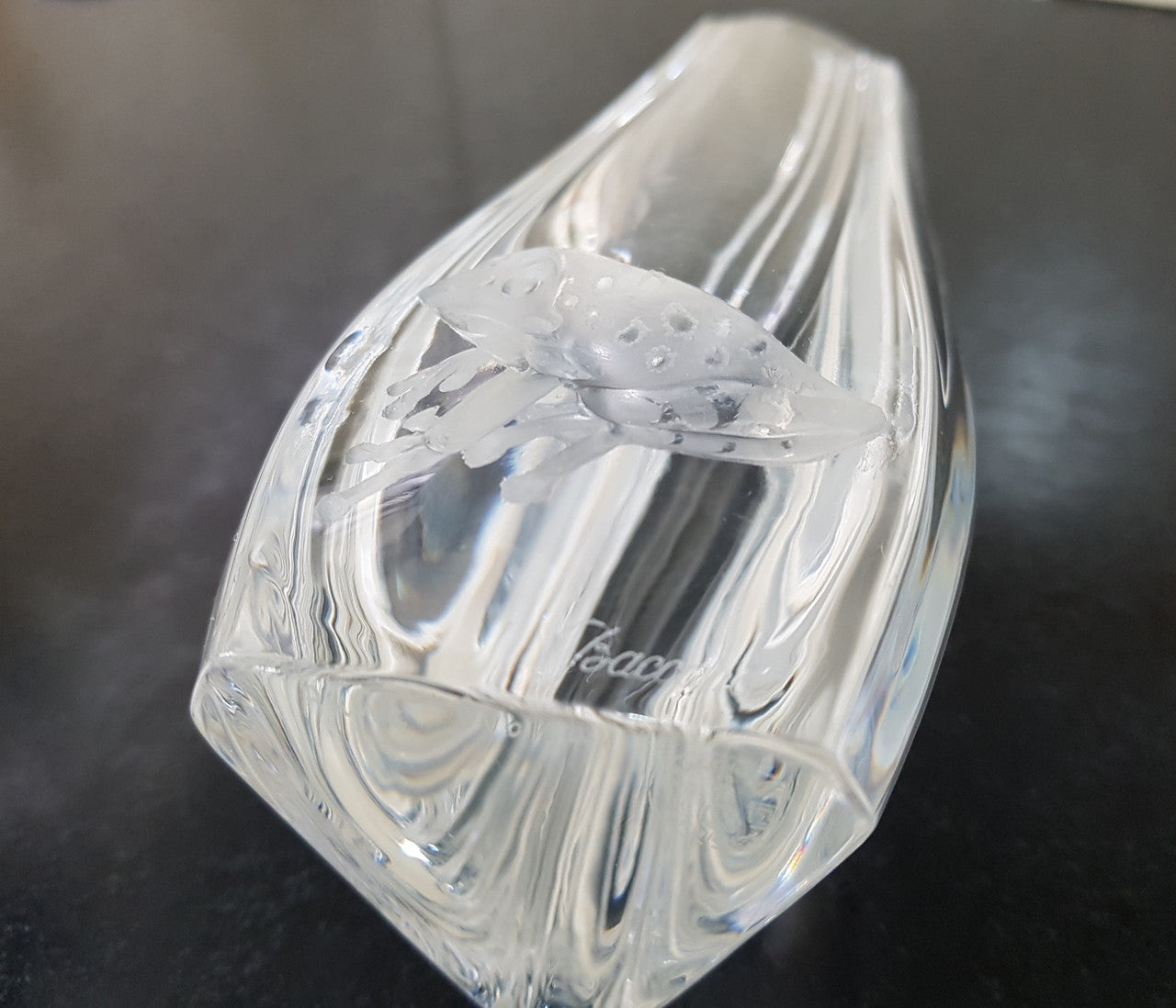 Anne Dybka Baccarat Crystal Vase