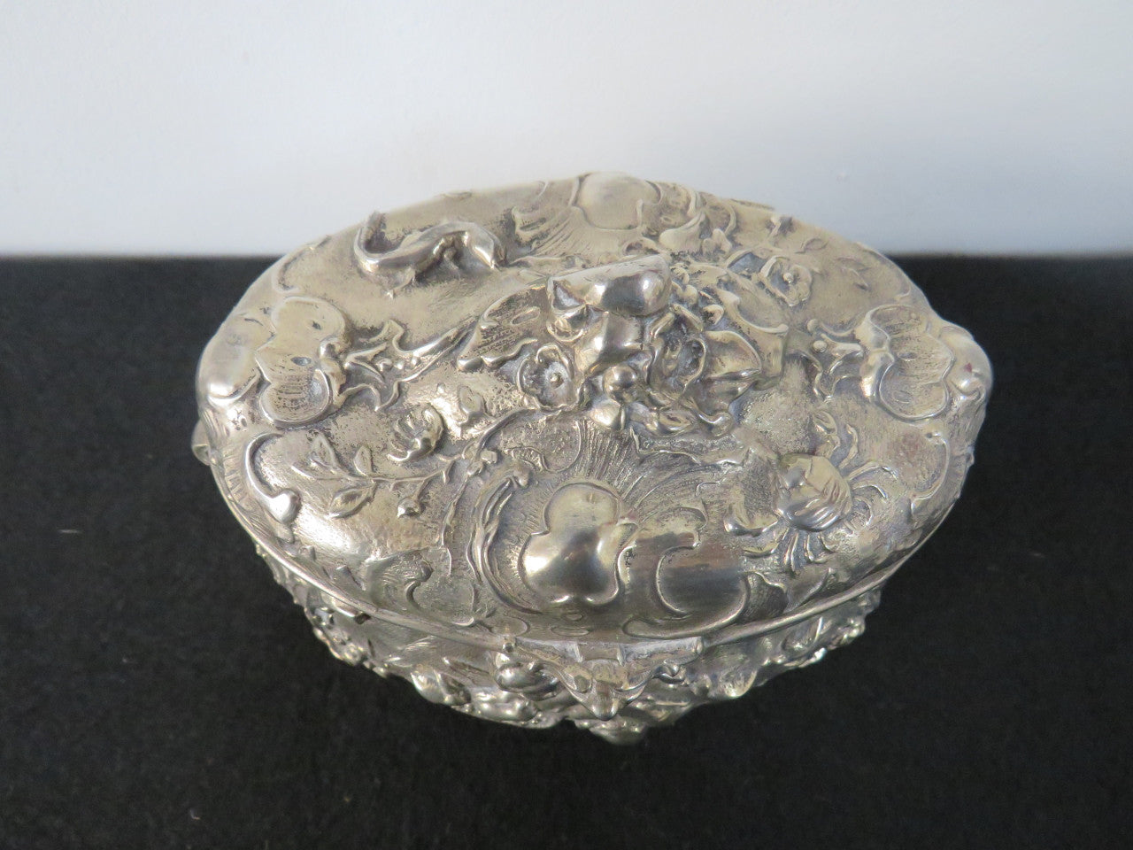 Charming Art Nouveau Style “Roger Bros” Silver Plated Casket