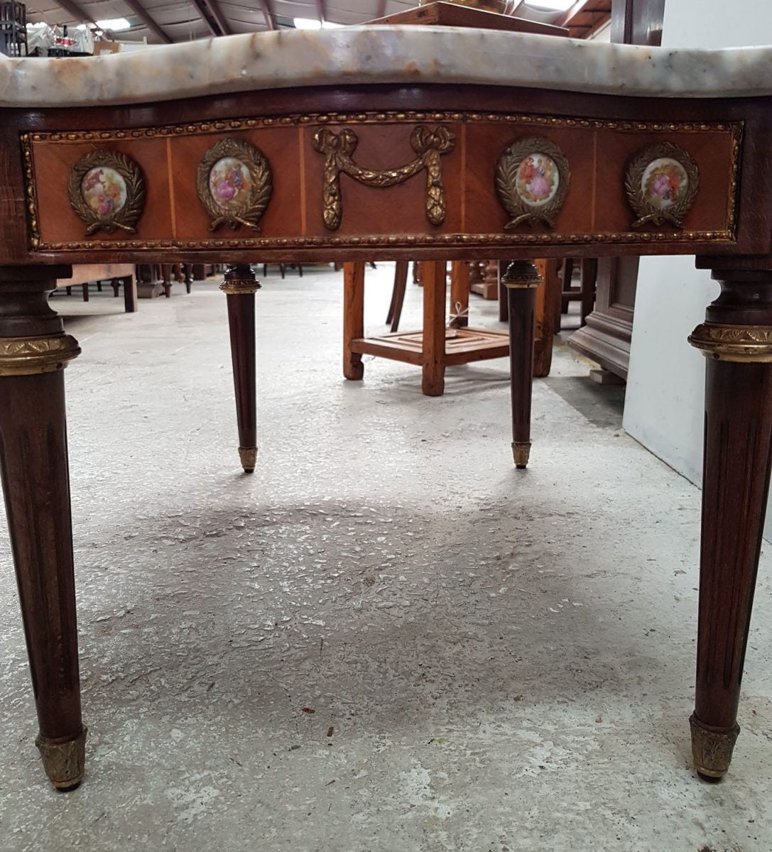 Louis XVI Style Limoges Coffee Table