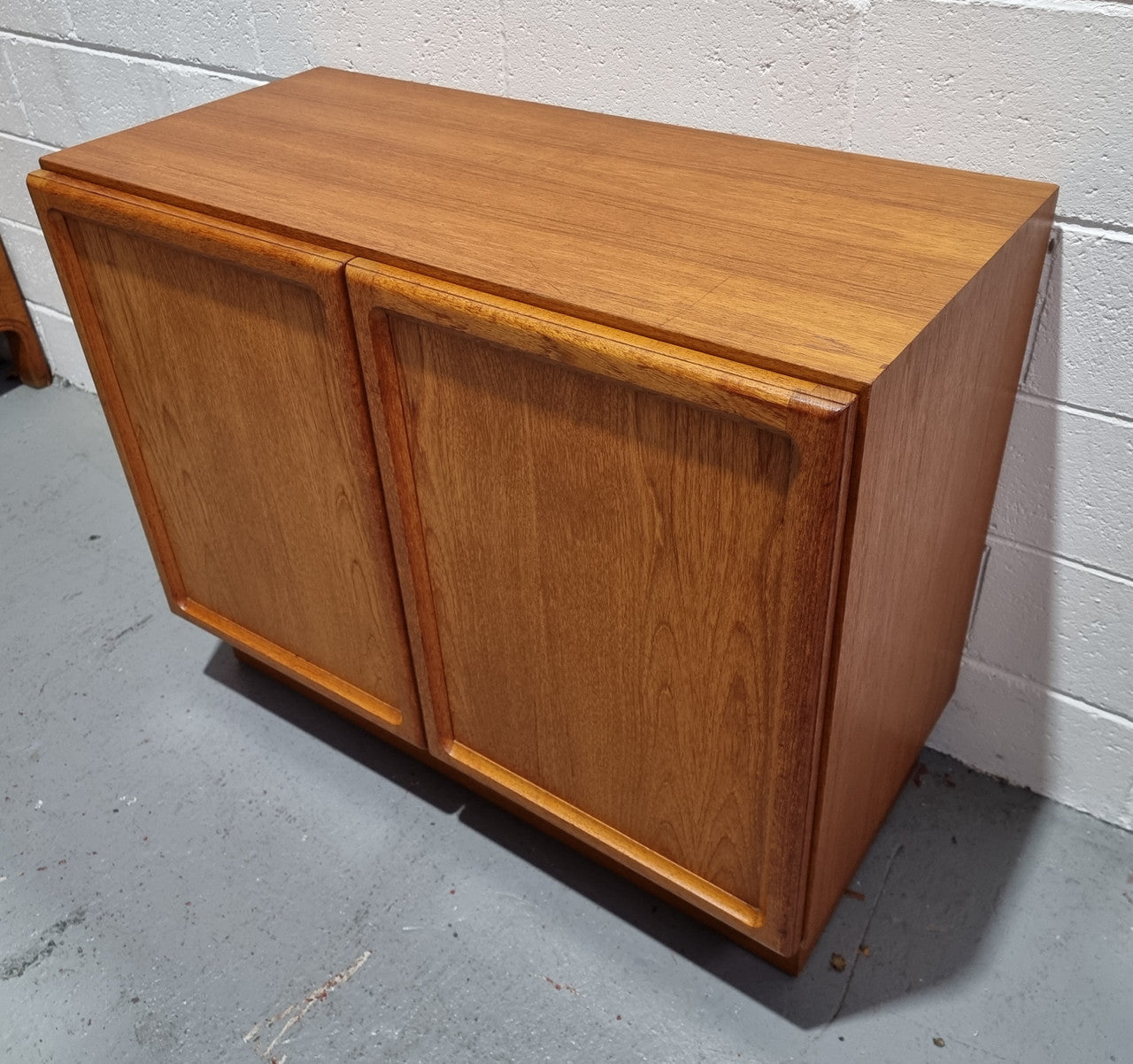 Lovely Vintage Teak two door cabinet ideal for a television cabinet in good original condition.