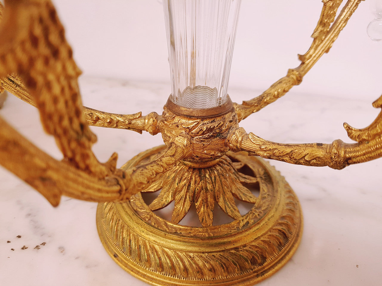 Antique French Empire Gilt Epergne