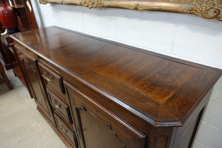 Antique French Oak Sideboard