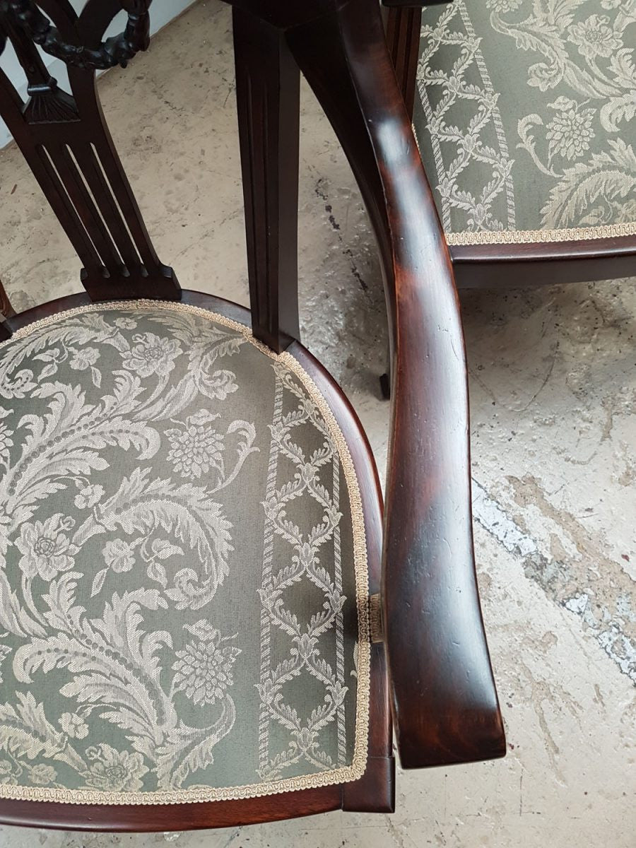 Pair of Edwardian Tub Chairs