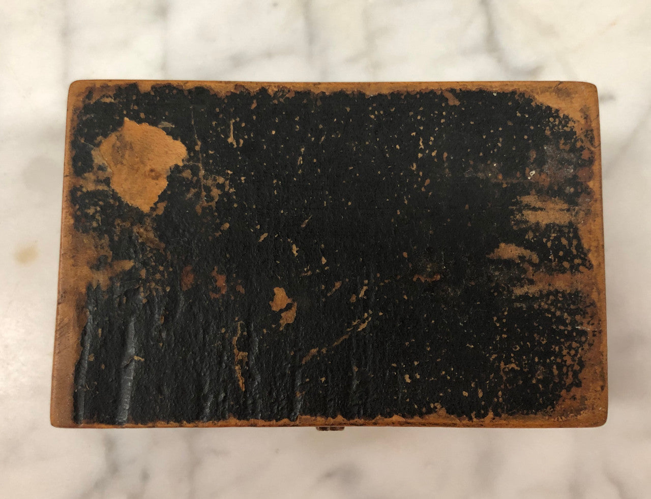 Victorian Mauchline Ware Wooden Box "Osborne House"