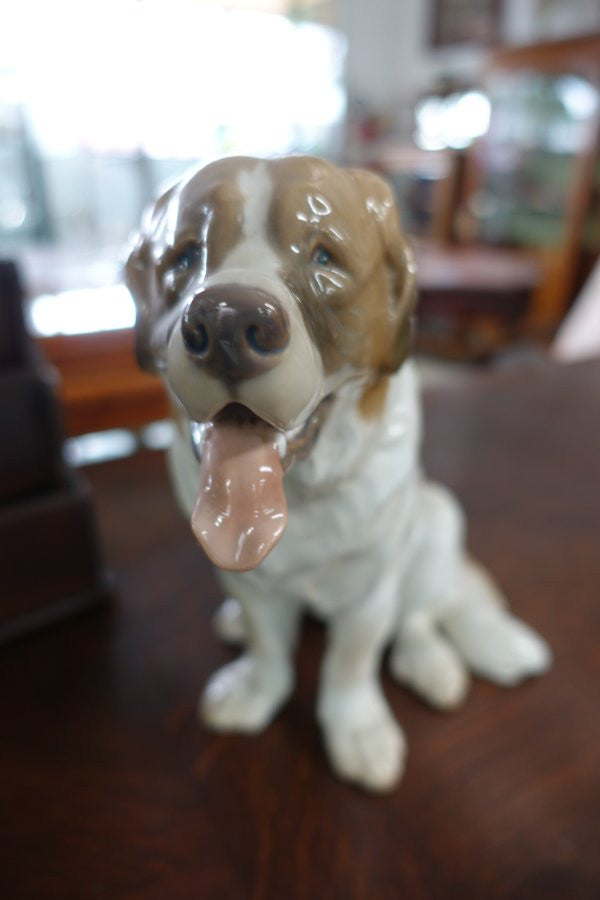 St Bernard Dog Statue