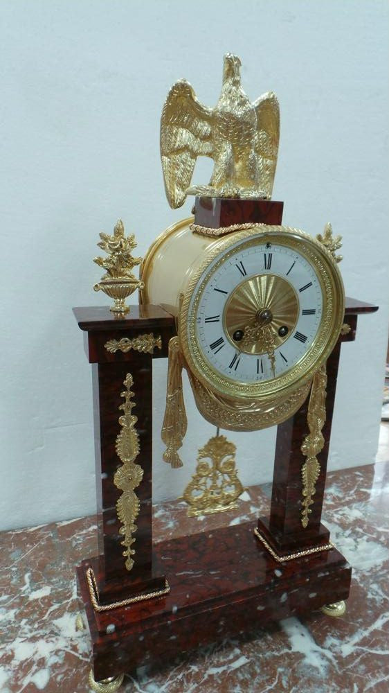 French Regency Style Mantle Clock