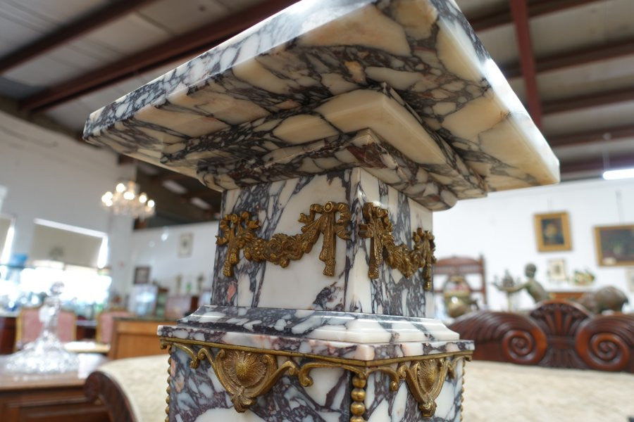 French 19 th Century Marble Pedestal
