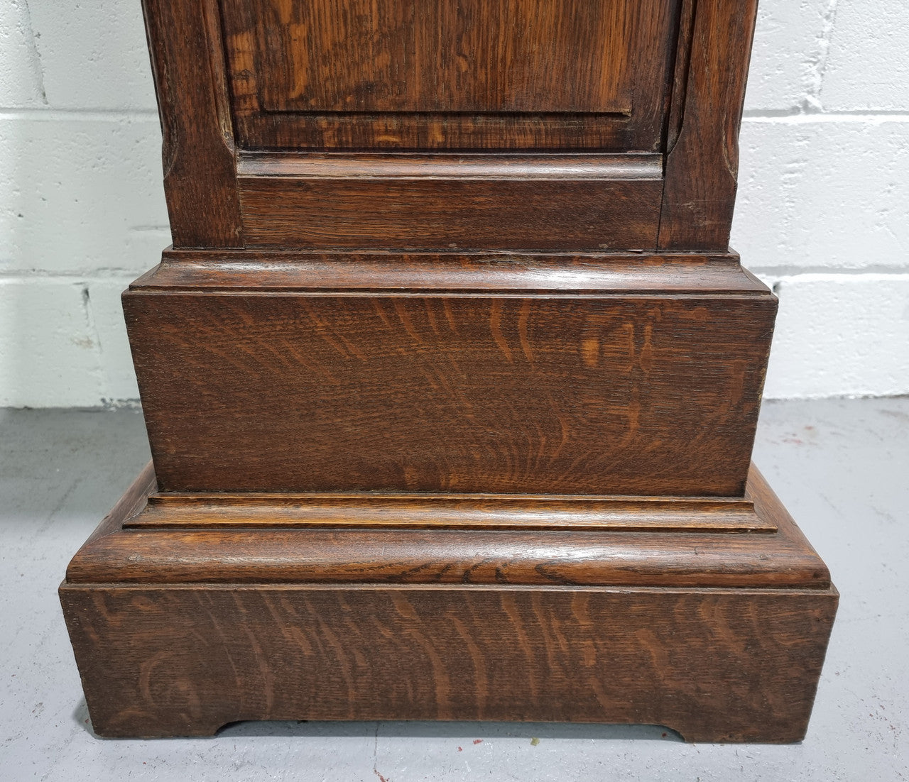 French Oak Henry II Style Pedestal with Carving to Trunk