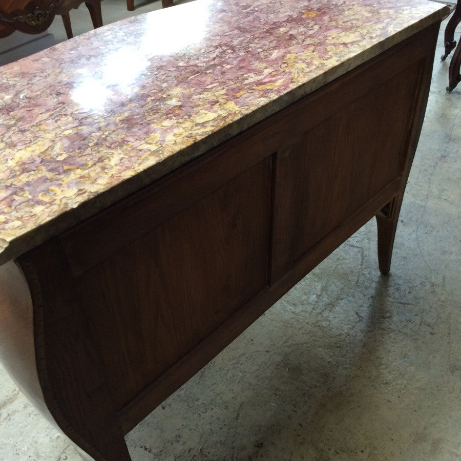 French Walnut Marquetry Commode