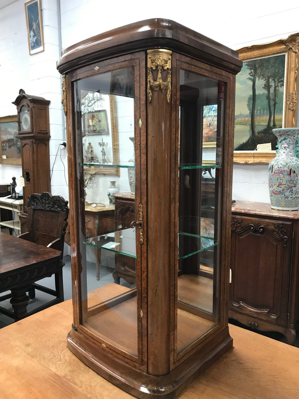 Stunning Pair of French Table Top Display Cabinets