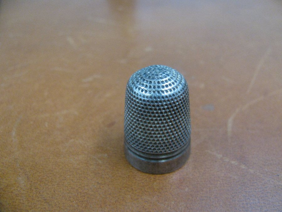Antique Continental Silver Thimble-1