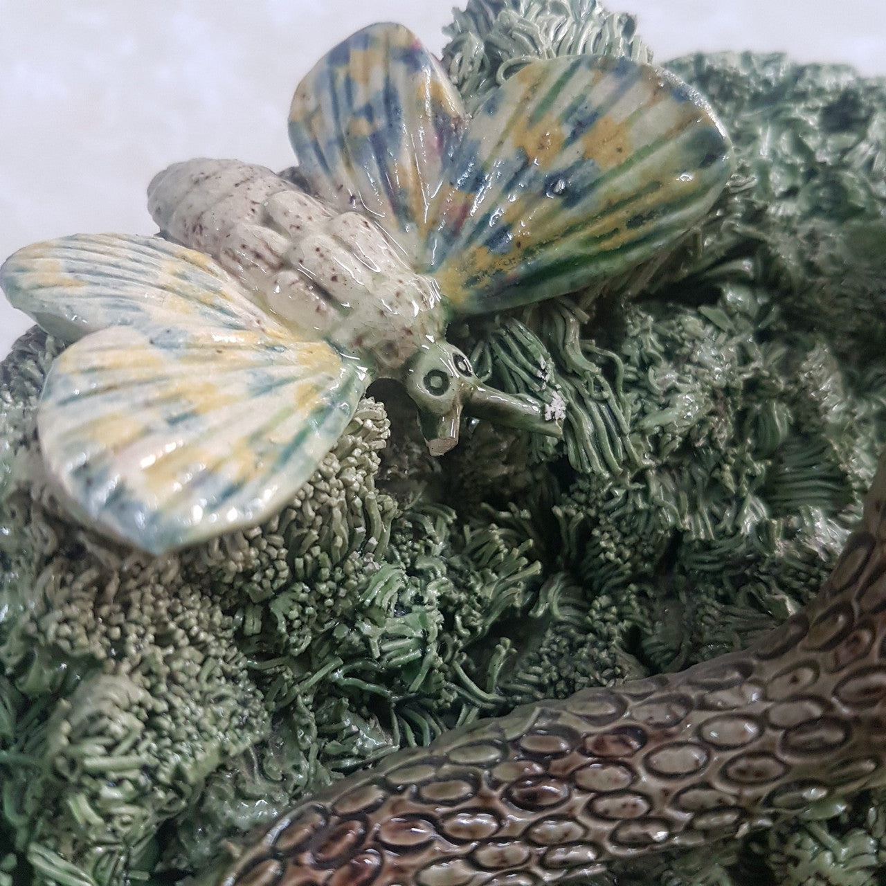 Portuguese Palissy-ware Bowl by Jose A. Cunha