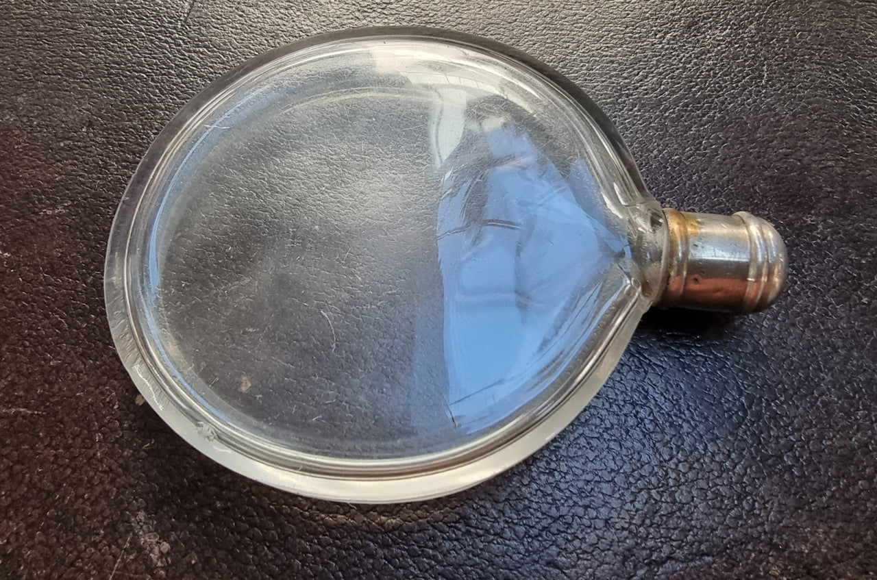 Simple but beautiful Antique silver and cut crystal perfume bottle . It also so has a lovely small internal stopper see photos. It is in good original condition.
