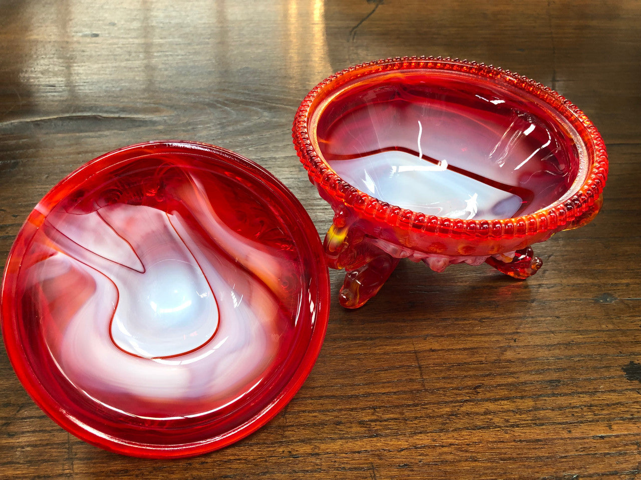 Moonee Ponds Antiques Rare American Fenton Glass Bowl