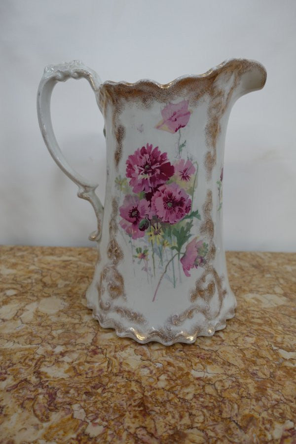 Victorian Floral English Meakin Jug