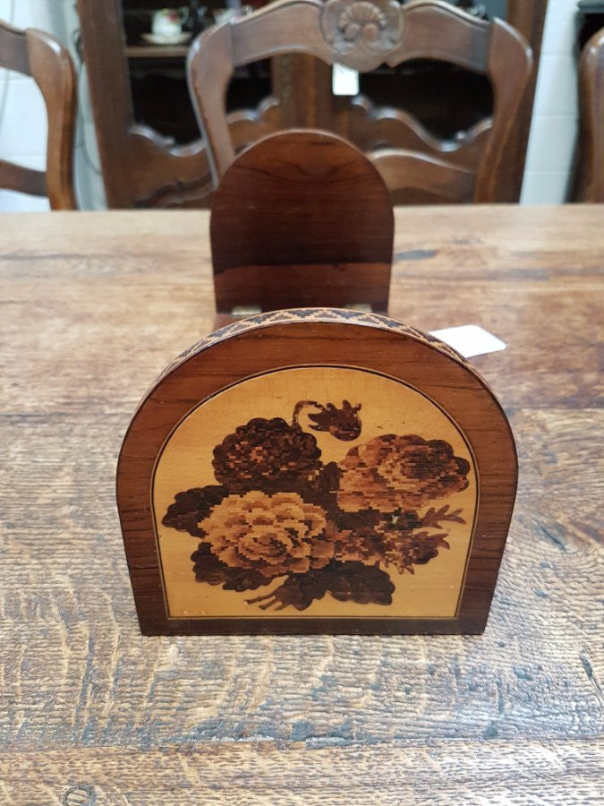 Antique Tunbridge Ware Bookshelf