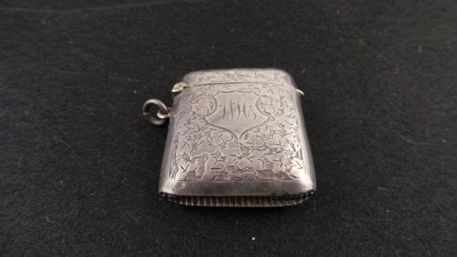 Antique Silver Vesta Case