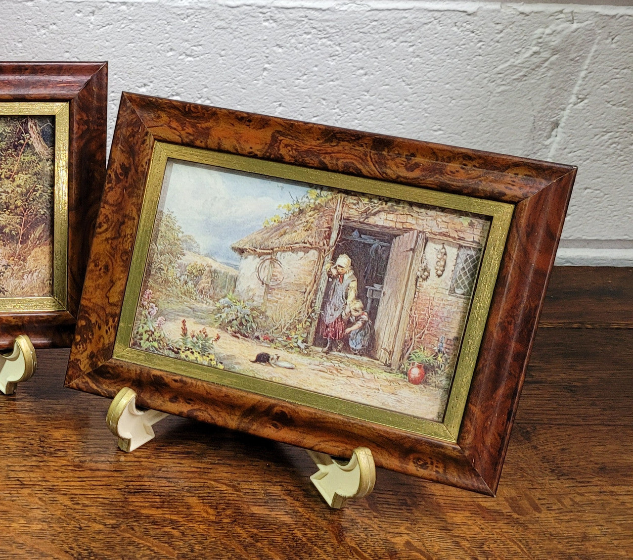 Delightful Myles Birket Foster framed prints, three different prints all nicely framed and in good original condition. Each print is being sold for $25 each