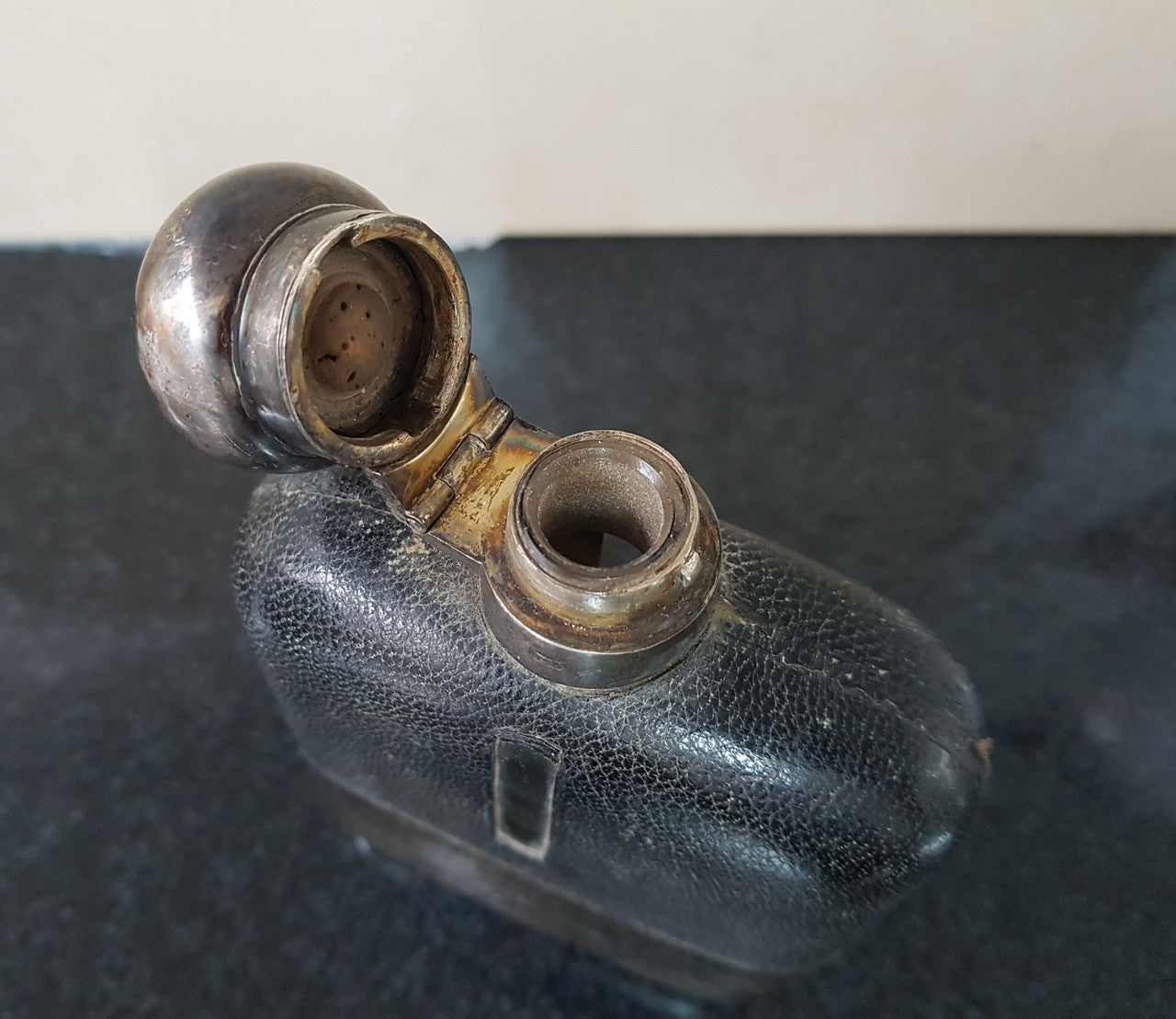 Rare Size Antique James Dixon & Sons Sheffield Quality Made Hip Flask