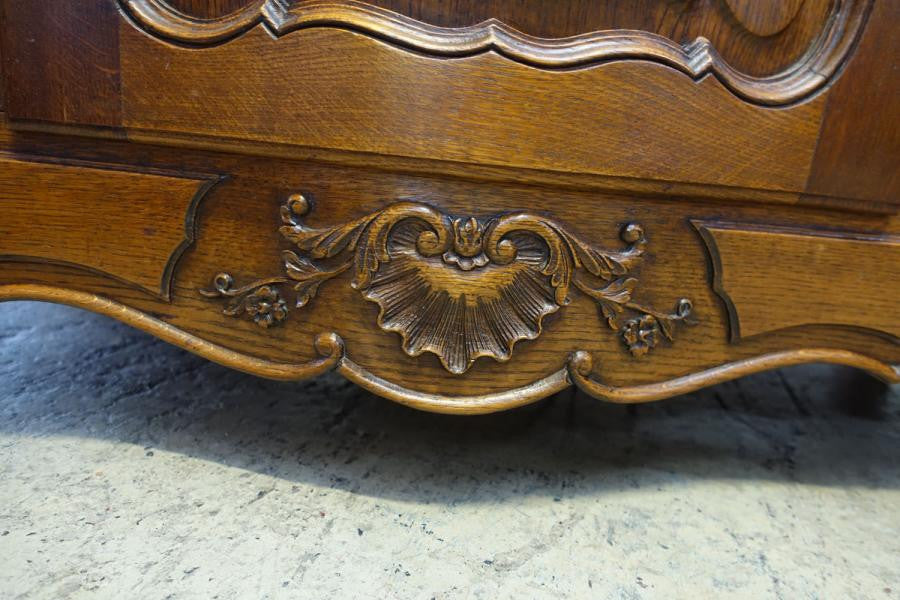 French Oak Entertainment Cupboard