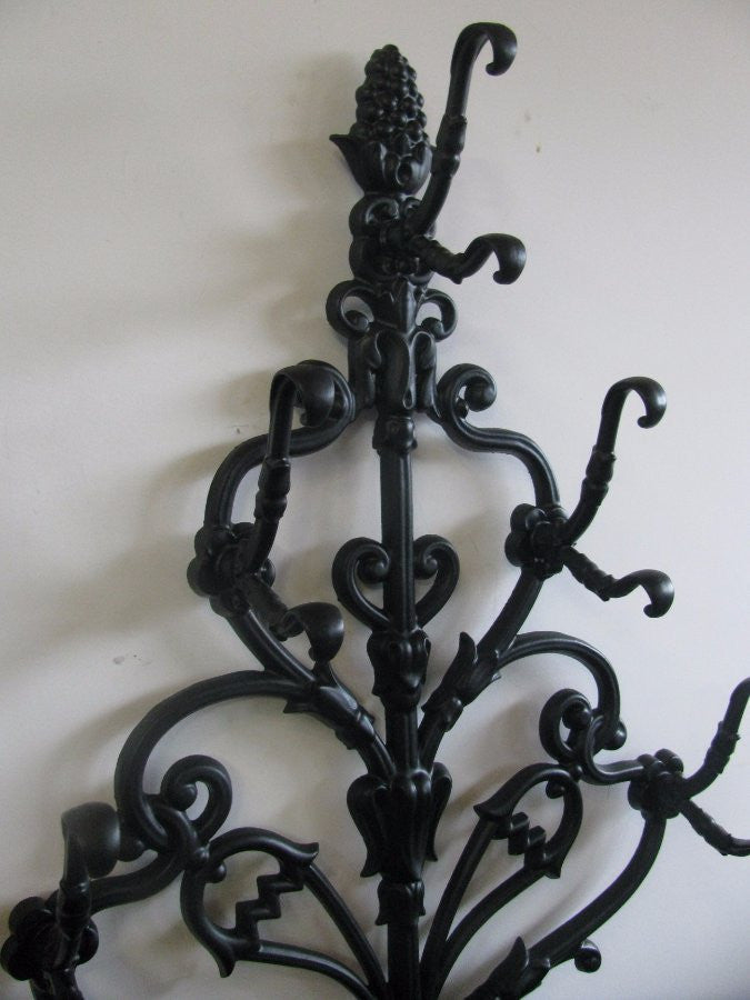 Victorian Cast Iron Hall Stand