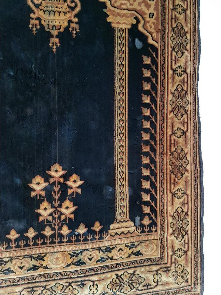 Late Victorian Persian Hanging Silk Tapestry
