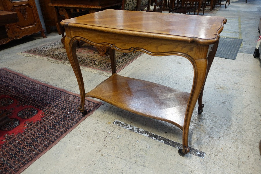 French Oak Auto Trolley