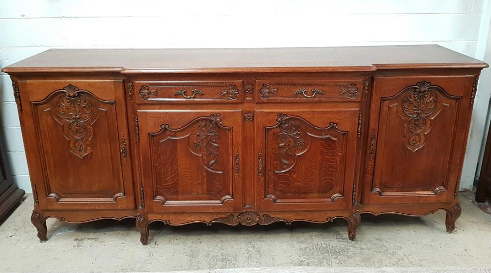 French Antique Louis XV Style Sideboard