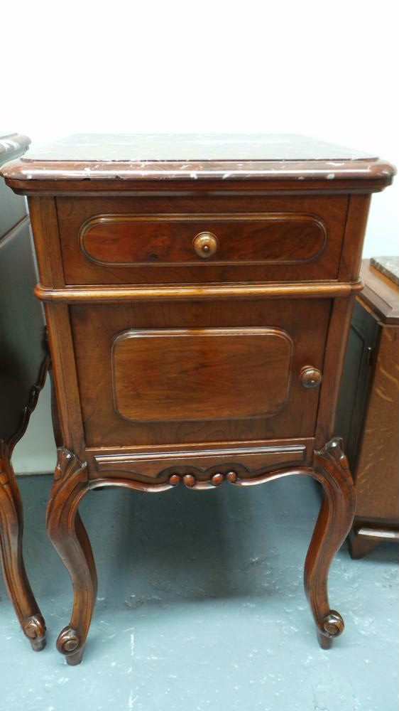 Pair of French Louis XV Style Bedside Cabinets-1
