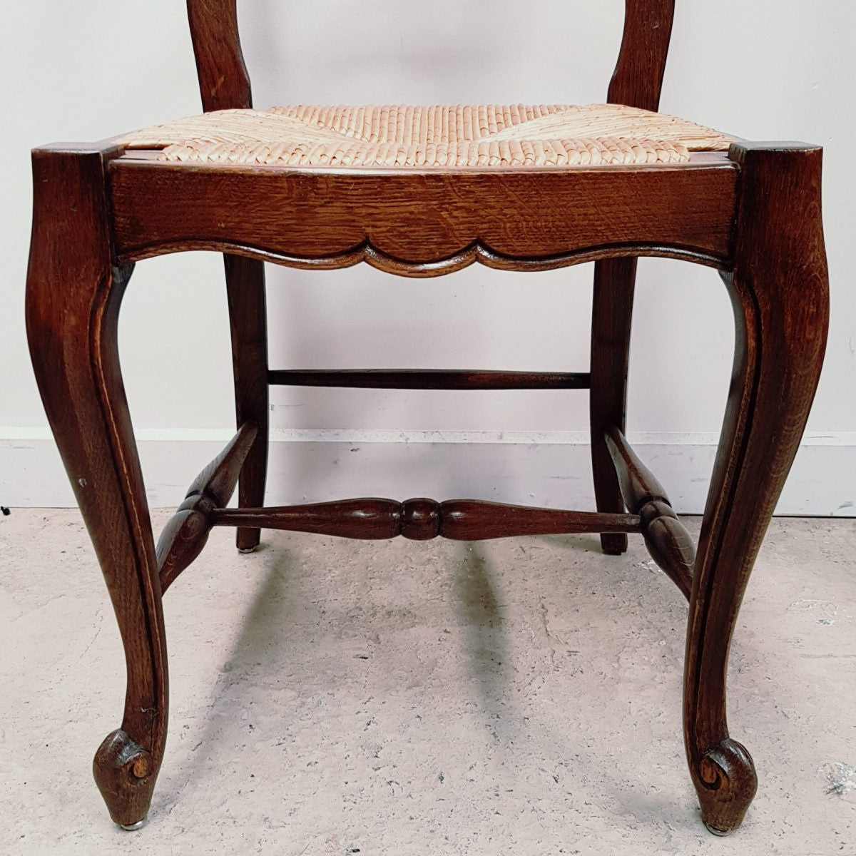 Set of six French Oak Chairs-1