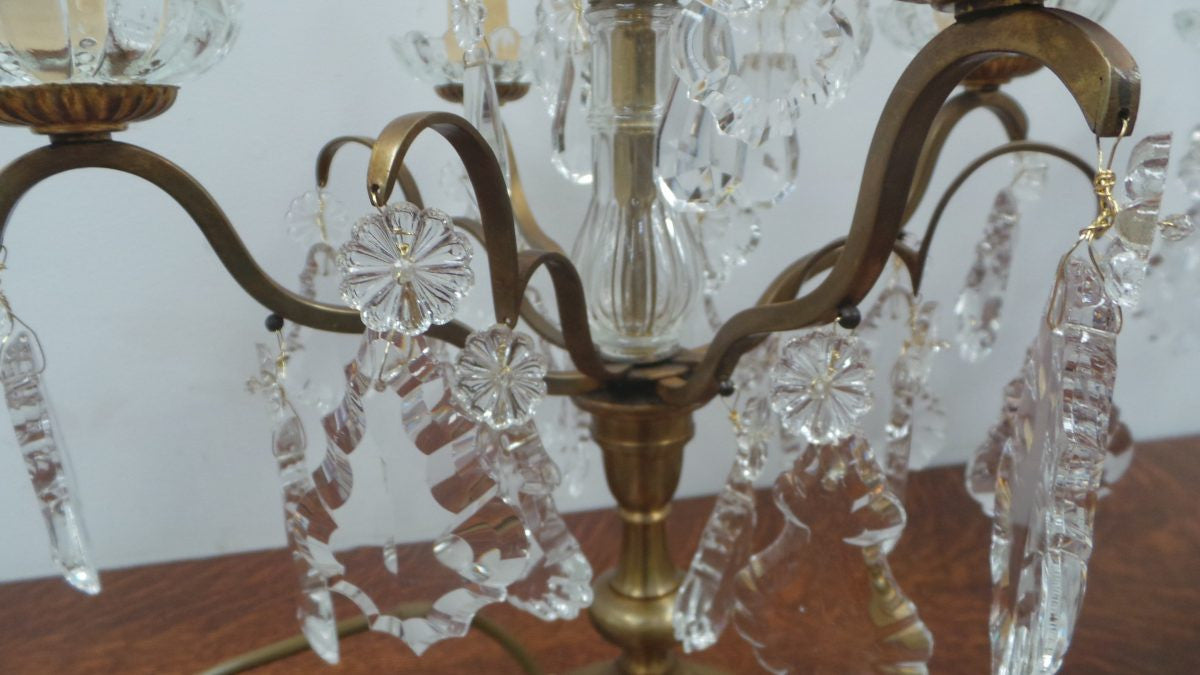 An Amazing Pair Of Parisian Girandole Lamps