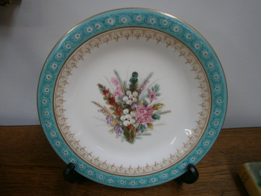 Hand Painted Floral Decorative Plate
