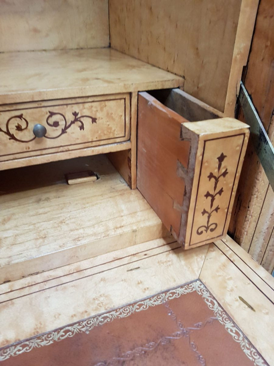 19th Century Biedermeier Secretaire Abattant