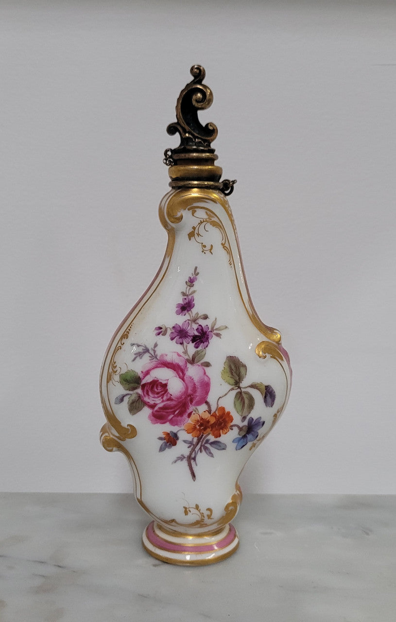 19th Century Porcelain Perfume-Scent Bottle