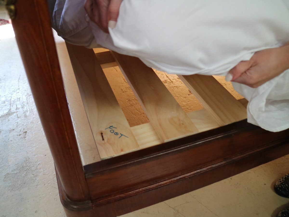 French Elm Queen Size Bed