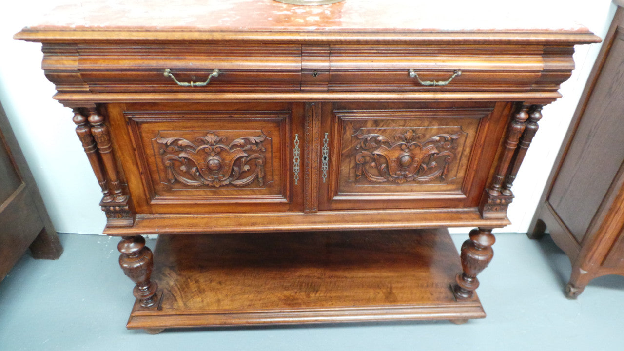 Antique 19th Century French Walnut Buffet