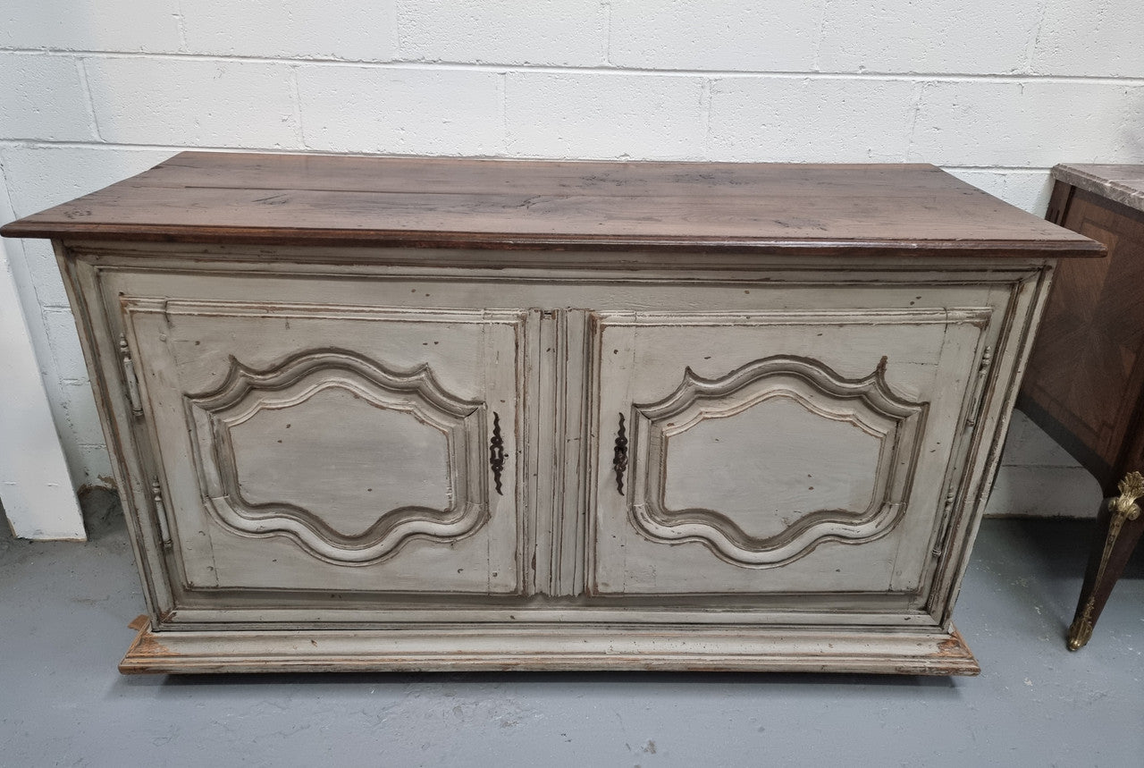 French Late 18th Century Painted Two Door Sideboard