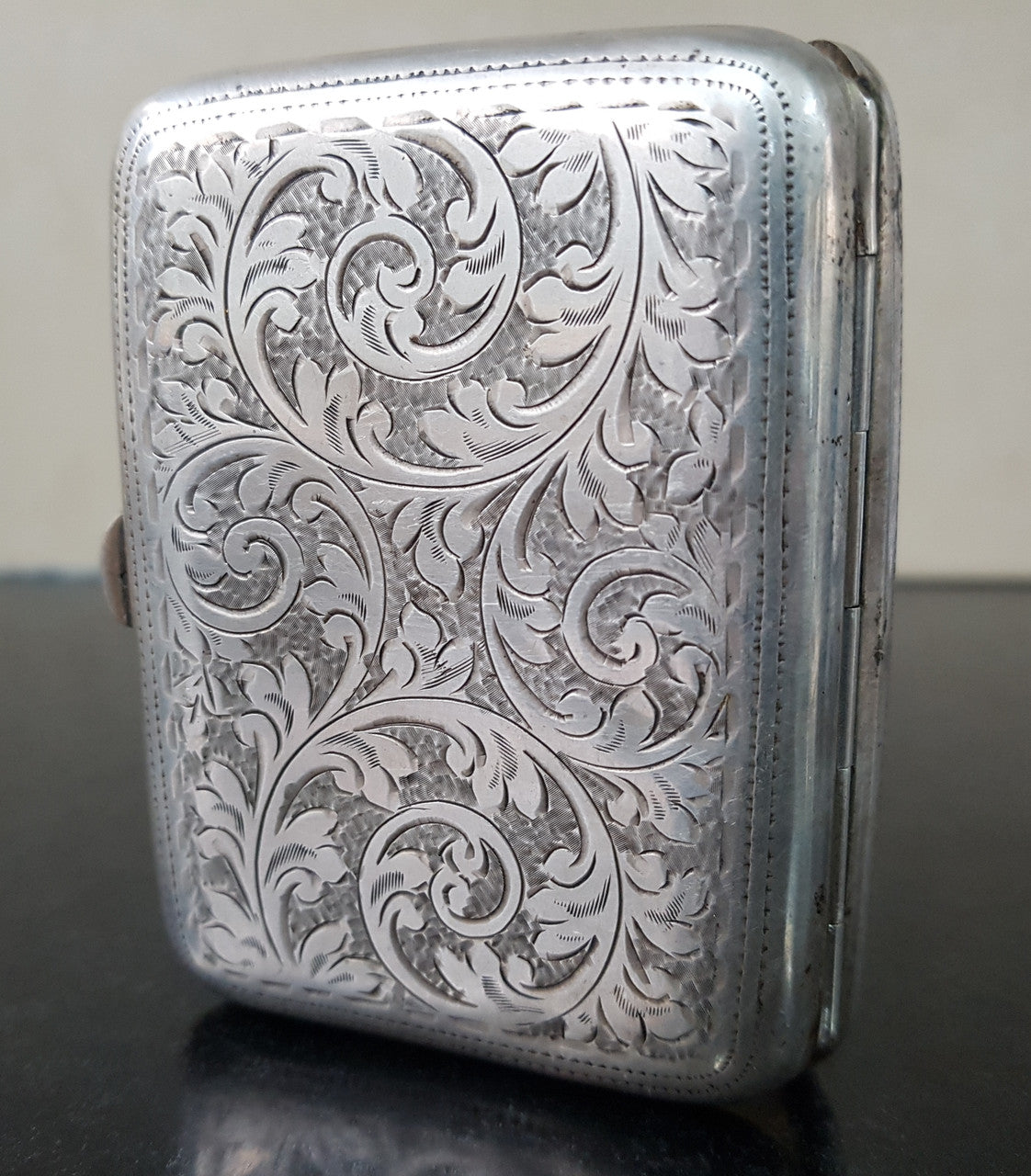 Birmingham Silver Card Case Hallmarked For sale at Moonee Ponds Antiques Airport West Showroom