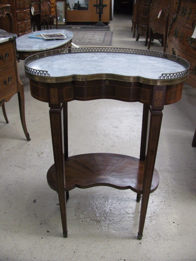 Lovely French Walnut Side Table