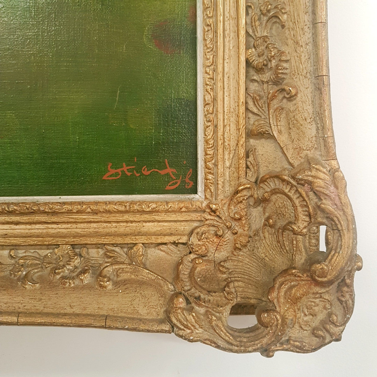 Stunning French Framed Oil On Canvas By Belgian Artist (Staf Stientjes)